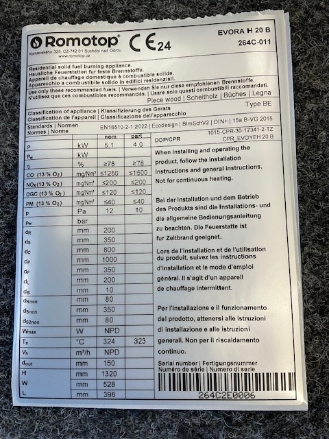 Romotop Evora A Naturstein_Abstände