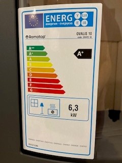 Romotop Ovalis Latte Energielabel