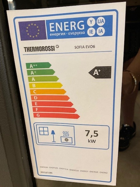 Thermorossi-Sofia Maiolica-Energielabel