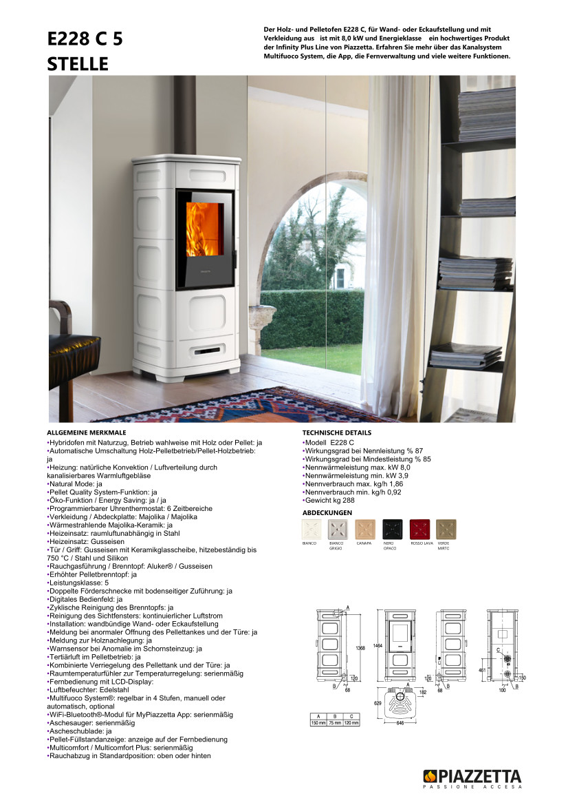 Piazzetta E228 C 5_Produktbeschreibung