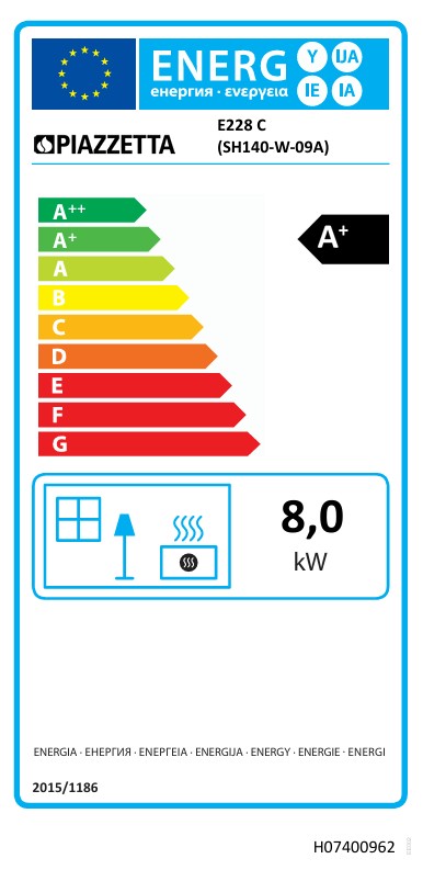 Piazzetta E228 C_Bianco-Energielabel